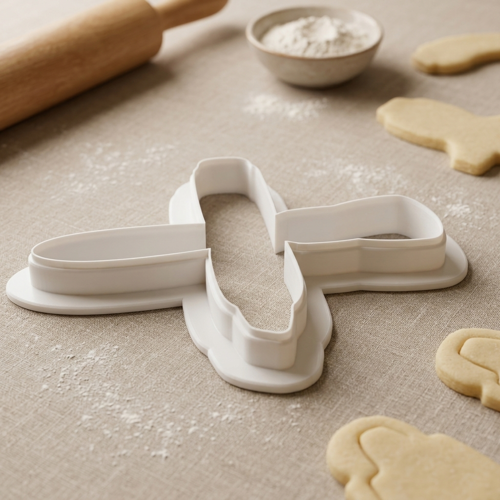 Queen Bee Marker Apiary Brush Cookie Cutter, 3D Printed Garden Theme