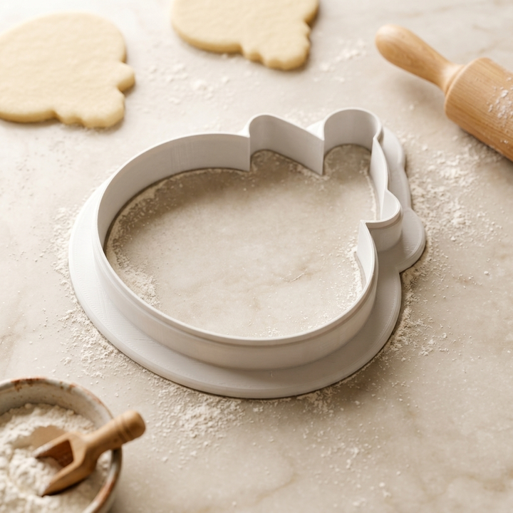 Meditation Cushion Incense Holder Cookie Cutter, 3D Printed Festival Theme
