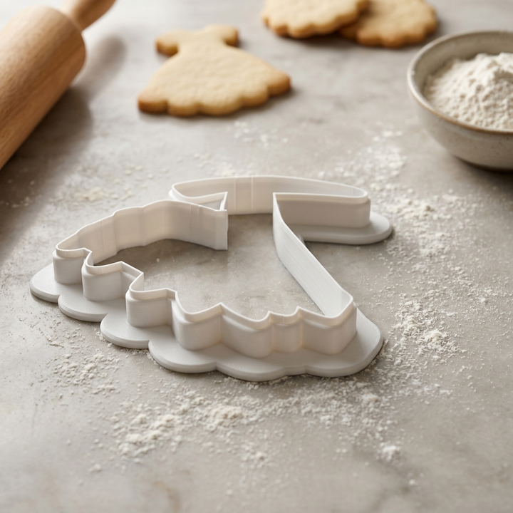 Mountain Gear Crampon Cookie Cutter, 3D Printed Outdoor Theme