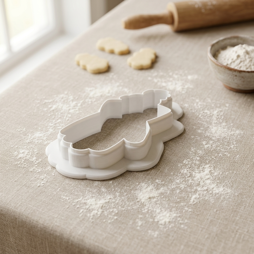 Falconer Gauntlet Hood Cookie Cutter, 3D Printed Party Theme