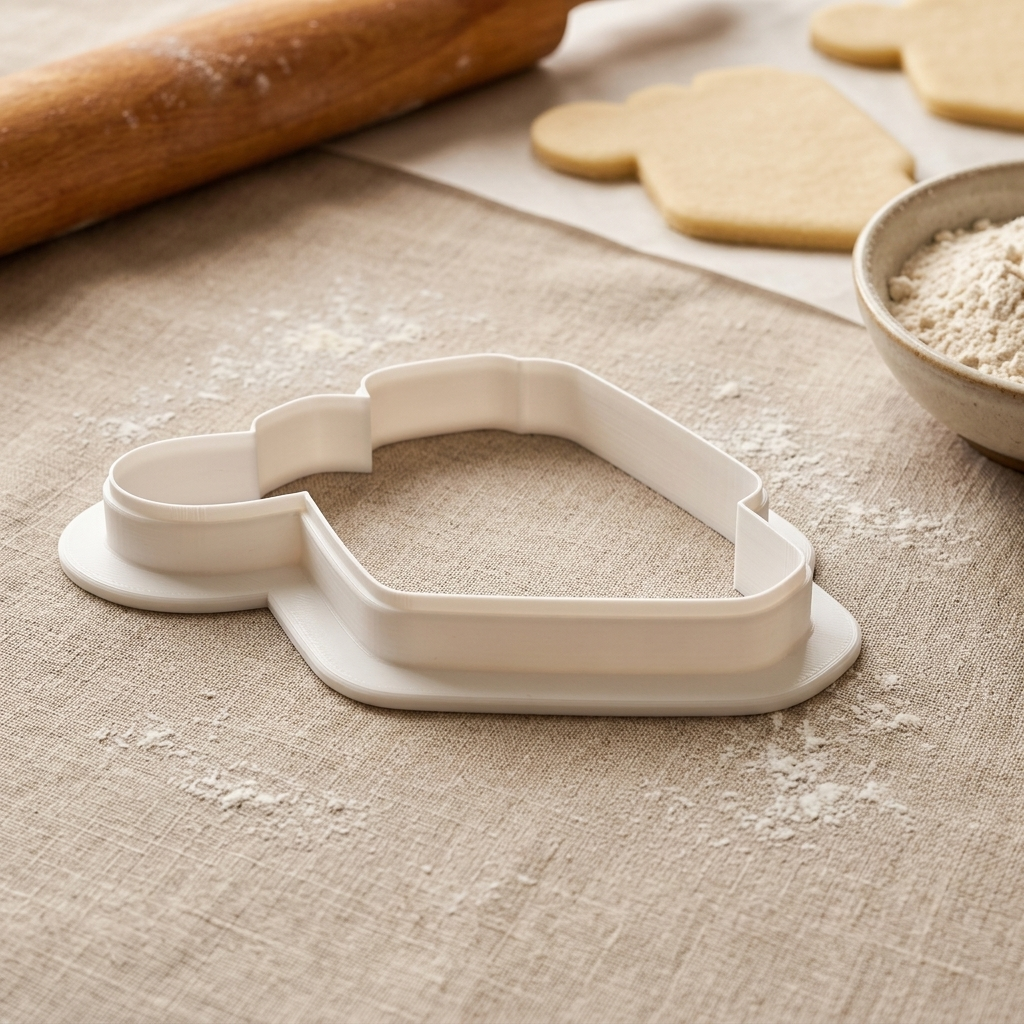 Brayer Roller Ink Slab Cookie Cutter, 3D Printed Maker Theme