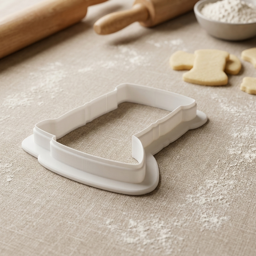 Hourglass Frame Sand Pile Cookie Cutter, 3D Printed Book Lover Theme