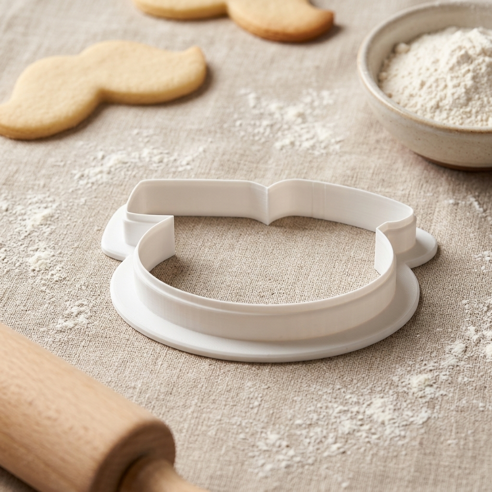 Botanical Specimen Jar Label Cookie Cutter, 3D Printed Garden Theme