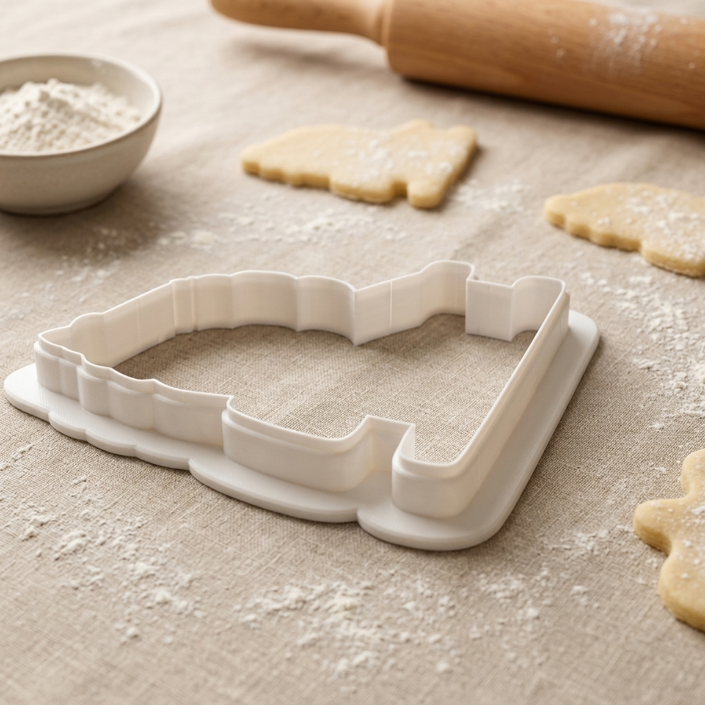 Orchard Ladder Apple Crate Cookie Cutter, 3D Printed Garden Theme