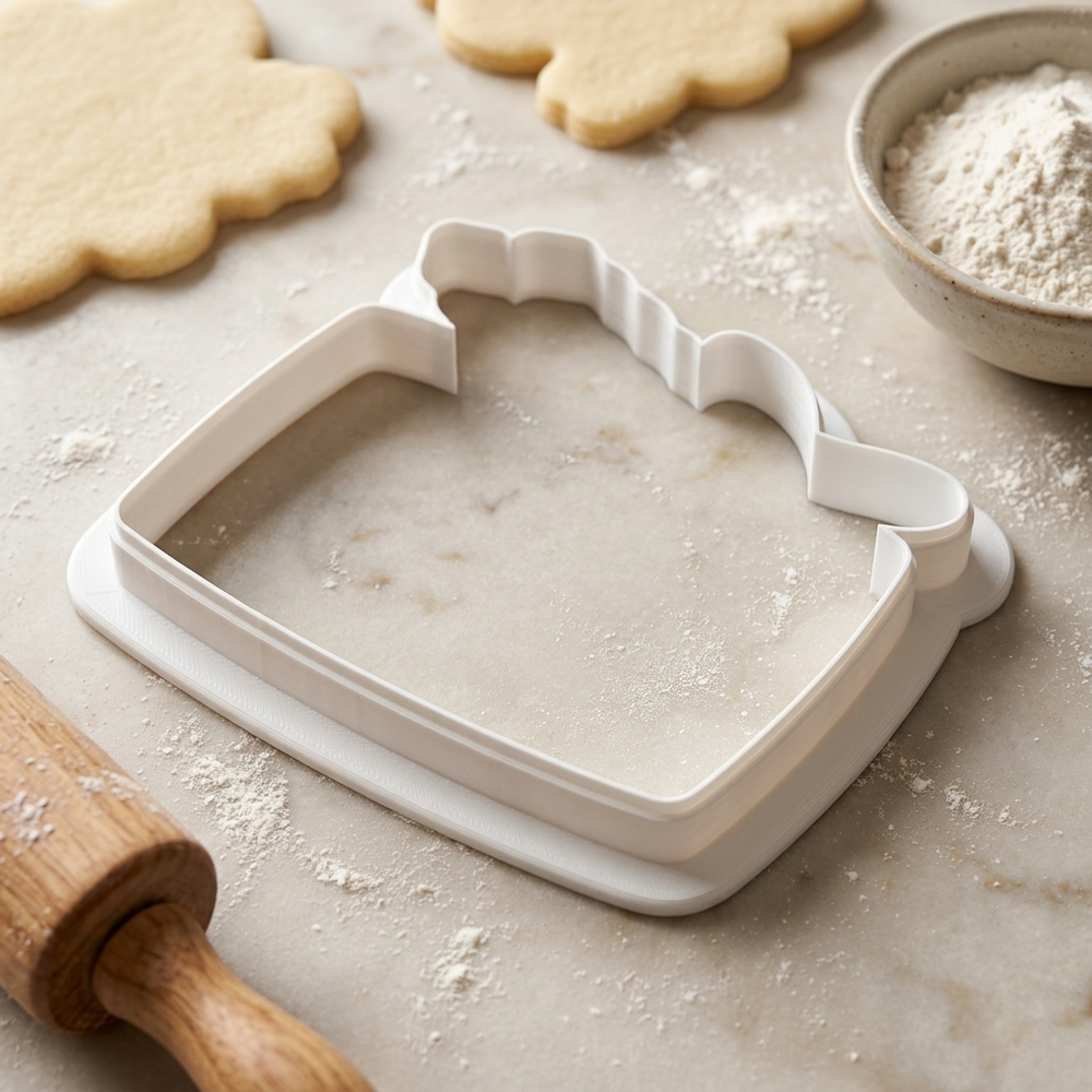 Soap Maker Mold Lavender Sprig Cookie Cutter, 3D Printed Garden Theme