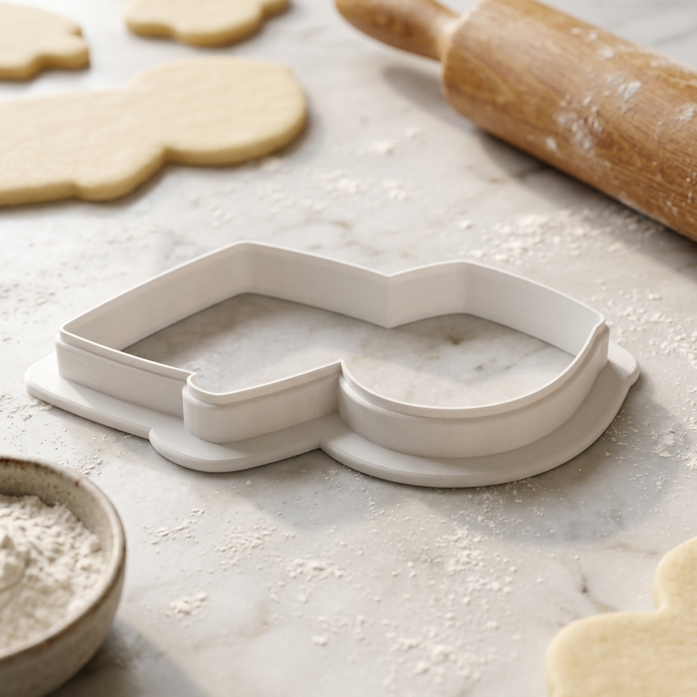 Butterfly House Net Nectar Card Cookie Cutter, 3D Printed Garden Theme
