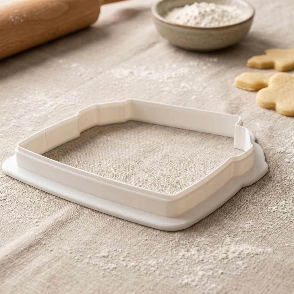 Archivist File Box Index Card Cookie Cutter, 3D Printed Book Lover Theme