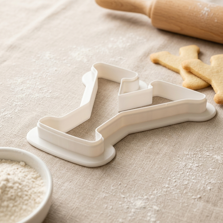 Elegant Letter Y Cookie Cutter, 3D Printed Monogram Initial