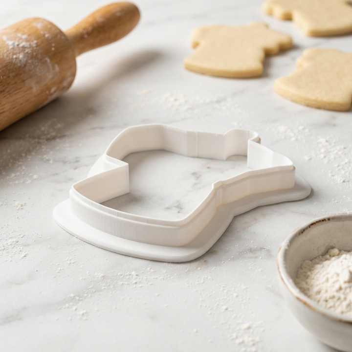 Moka Pot Cookie Cutter, 3D Printed Coffee Theme
