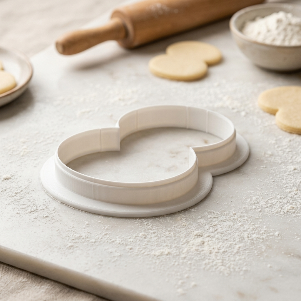 Elegant Number 8 Cookie Cutter, 3D Printed Birthday Age