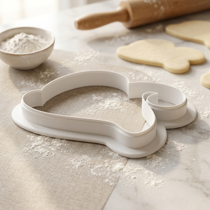 Elegant Number 20 Cookie Cutter, 3D Printed Milestone Birthday
