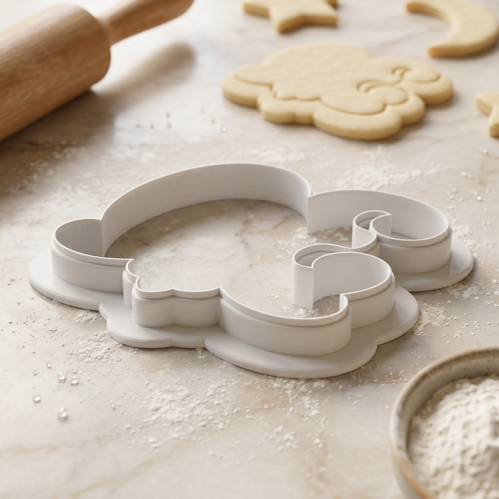 Elegant Number 30 Cookie Cutter, 3D Printed Milestone Birthday
