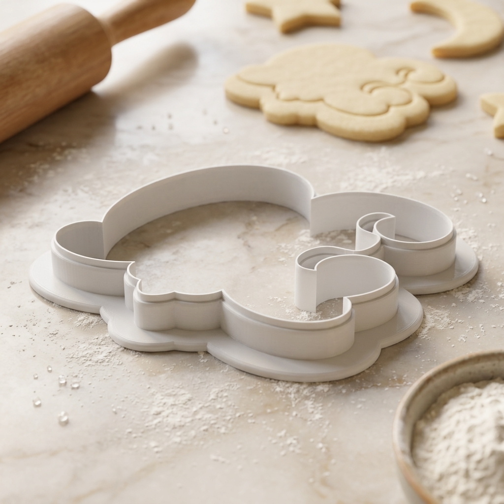 Elegant Number 30 Cookie Cutter, 3D Printed Milestone Birthday