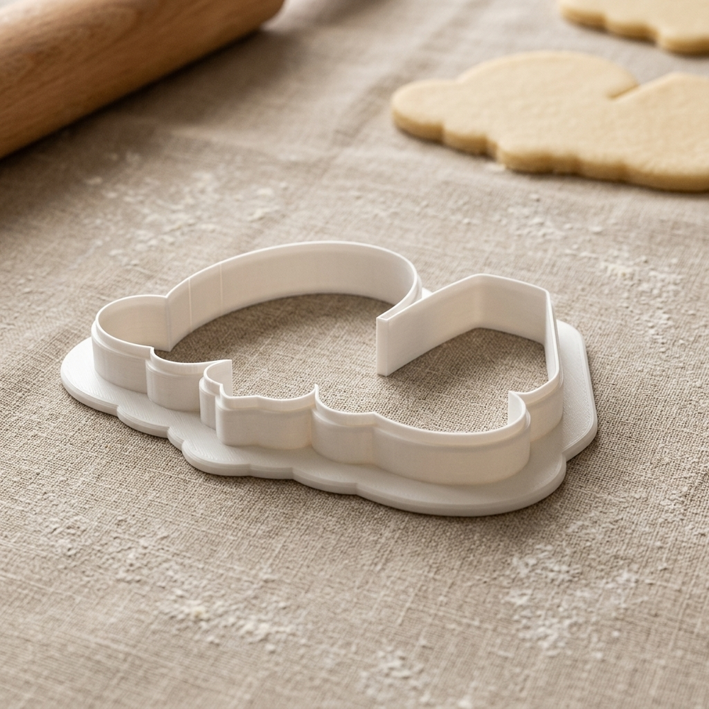 Elegant Number 40 Cookie Cutter, 3D Printed Milestone Birthday