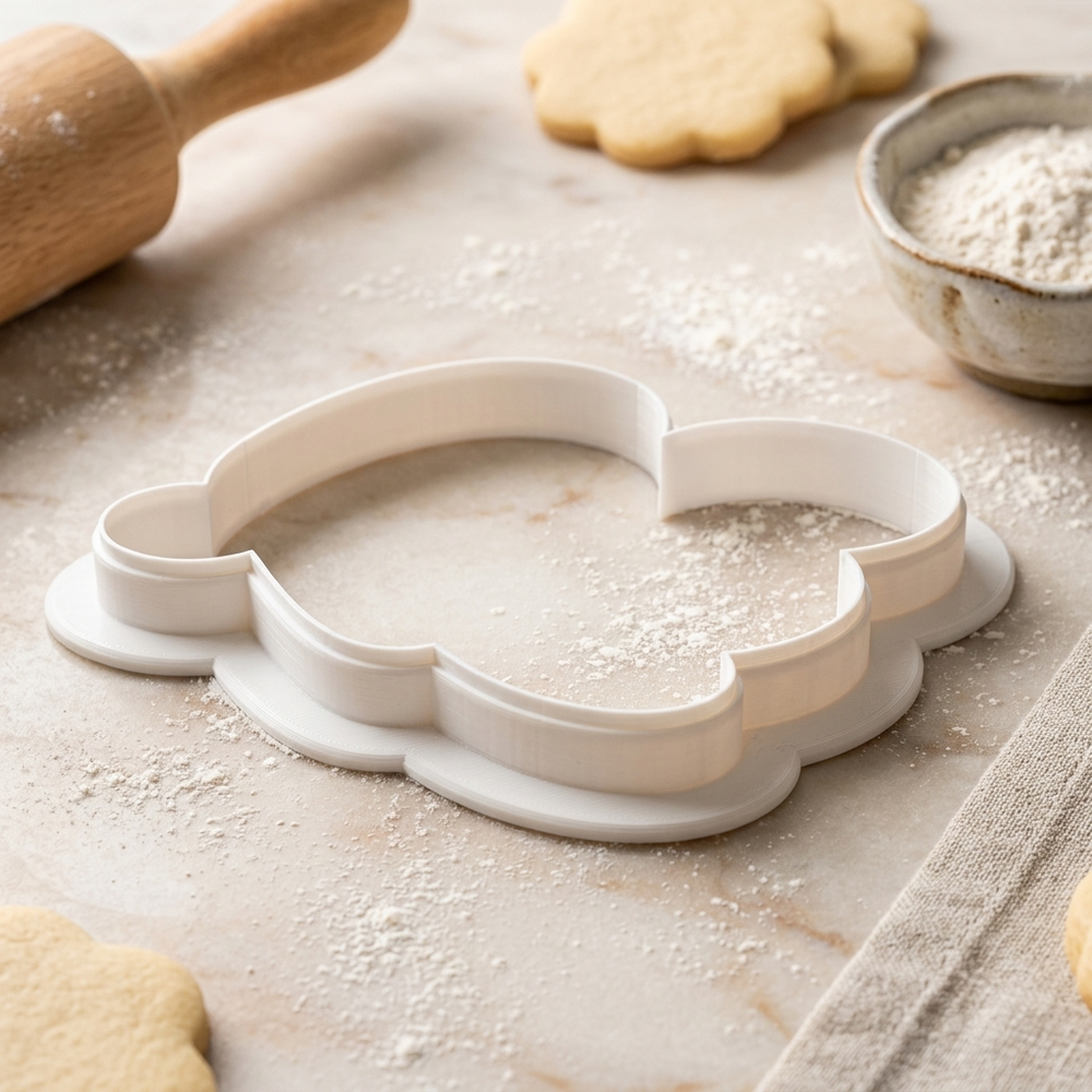 Elegant Number 80 Cookie Cutter, 3D Printed Milestone Birthday