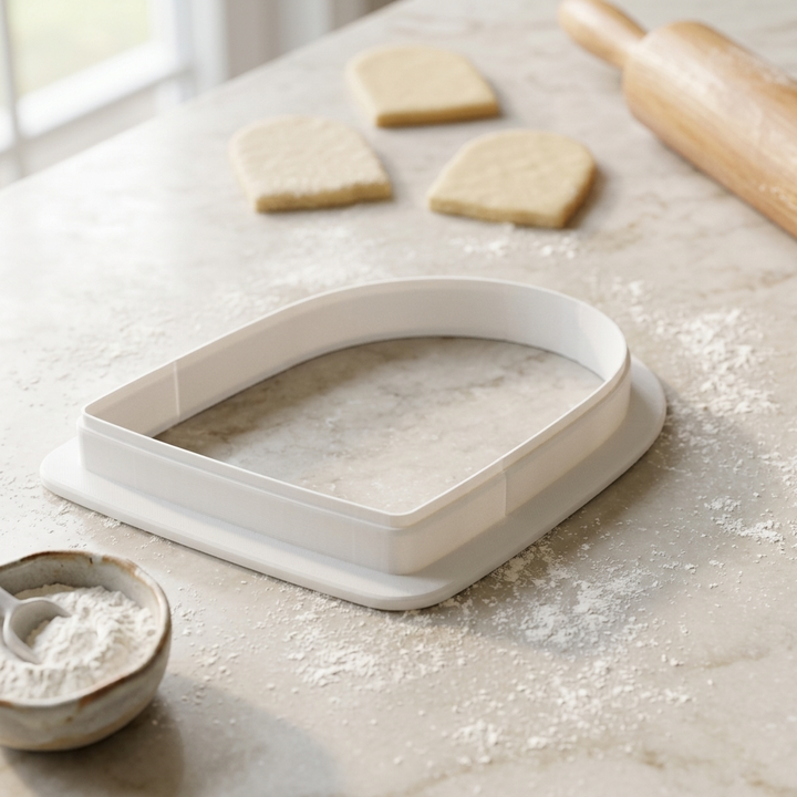 Arch Cookie Cutter, 3D Printed Basic Shape for Fondant
