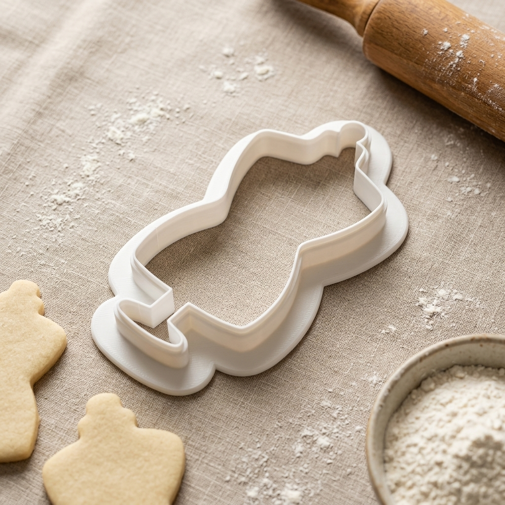 Dress Form Mannequin Cookie Cutter, 3D Printed Craft Gift