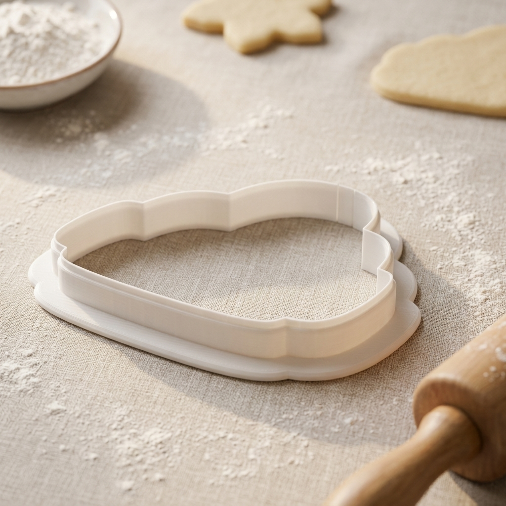 Diaper Bag Cookie Cutter, 3D Printed Baby Shower Cutter