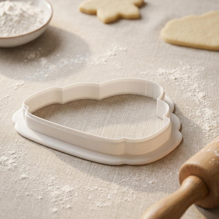 Diaper Bag Cookie Cutter, 3D Printed Baby Shower Cutter