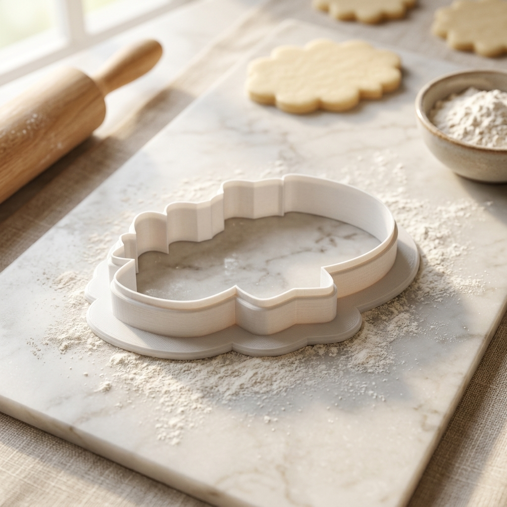 Nursery Night Light Cookie Cutter, 3D Printed Baby Shower Cutter