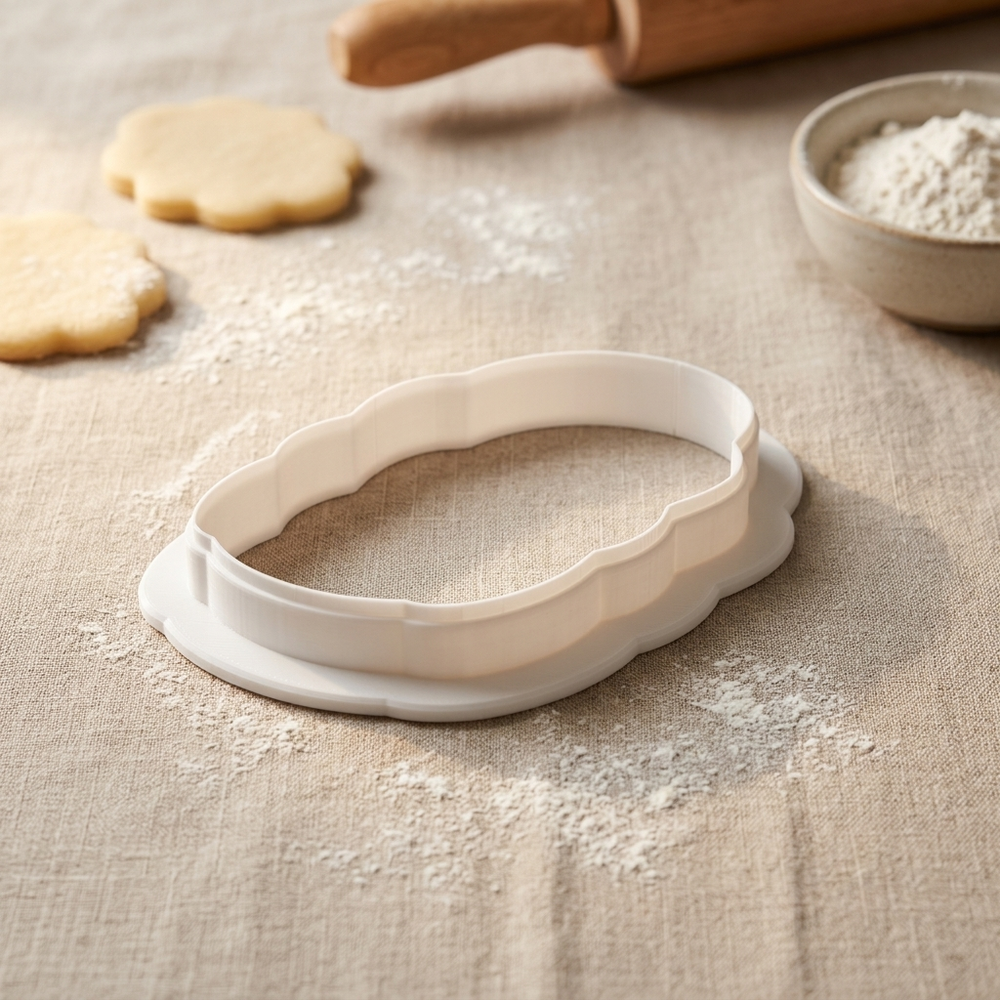 Swaddled Baby Burrito Cookie Cutter, 3D Printed Baby Shower Cutter