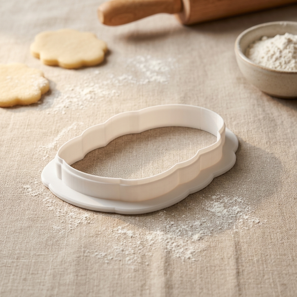 Swaddled Baby Burrito Cookie Cutter, 3D Printed Baby Shower Cutter