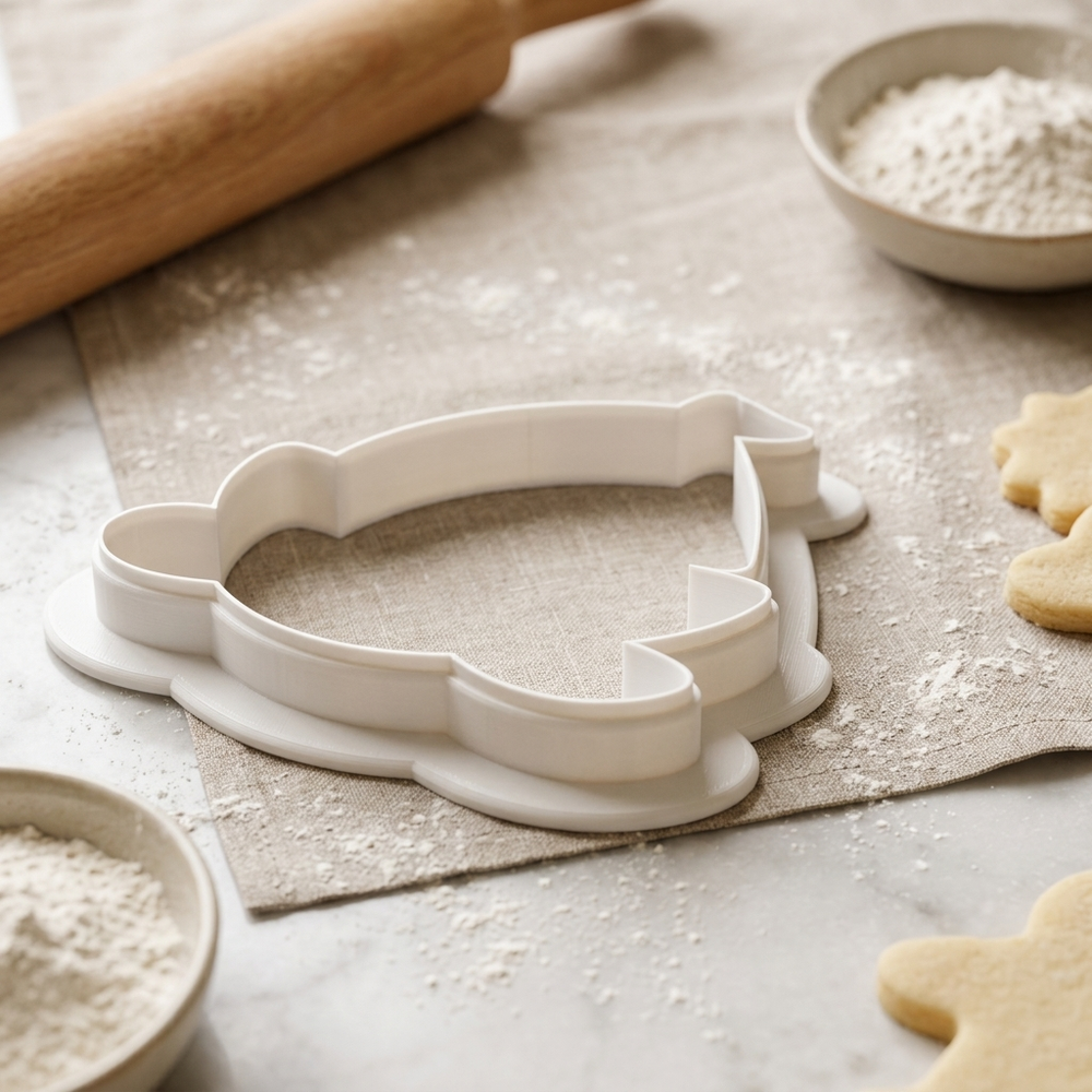 Baby Toy Sailboat Cookie Cutter, 3D Printed Baby Shower Cutter