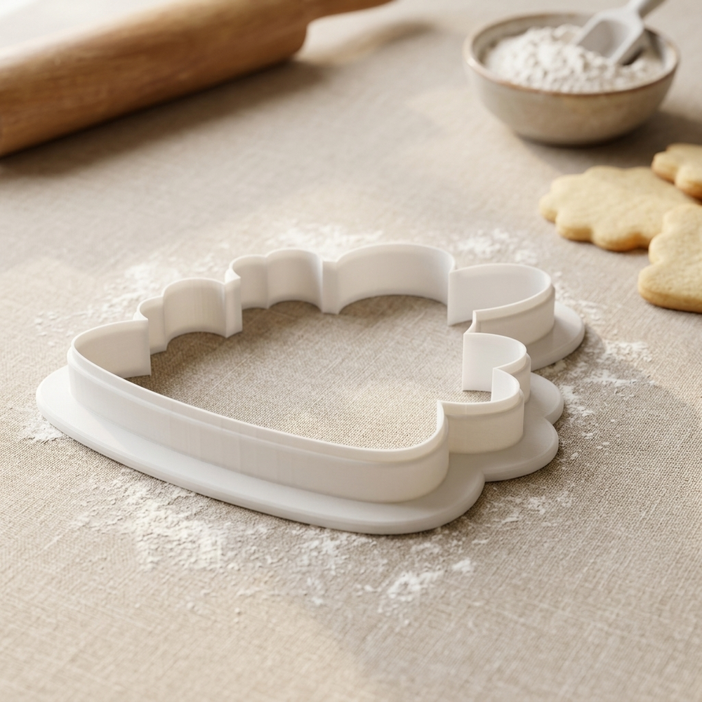 Garden Bunny Burrow Cookie Cutter, 3D Printed Easter Cutter