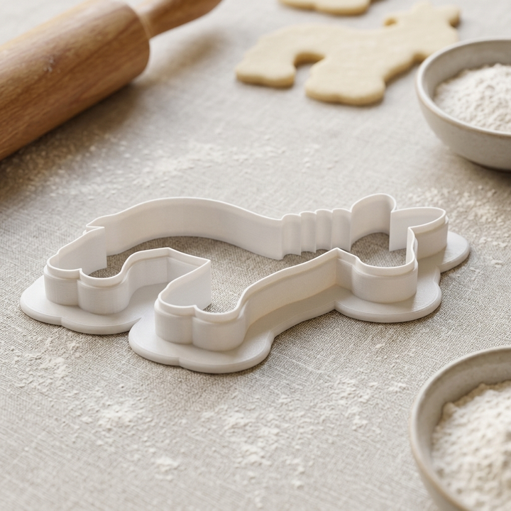 Palm Sunday Donkey Cookie Cutter, 3D Printed Easter Cutter