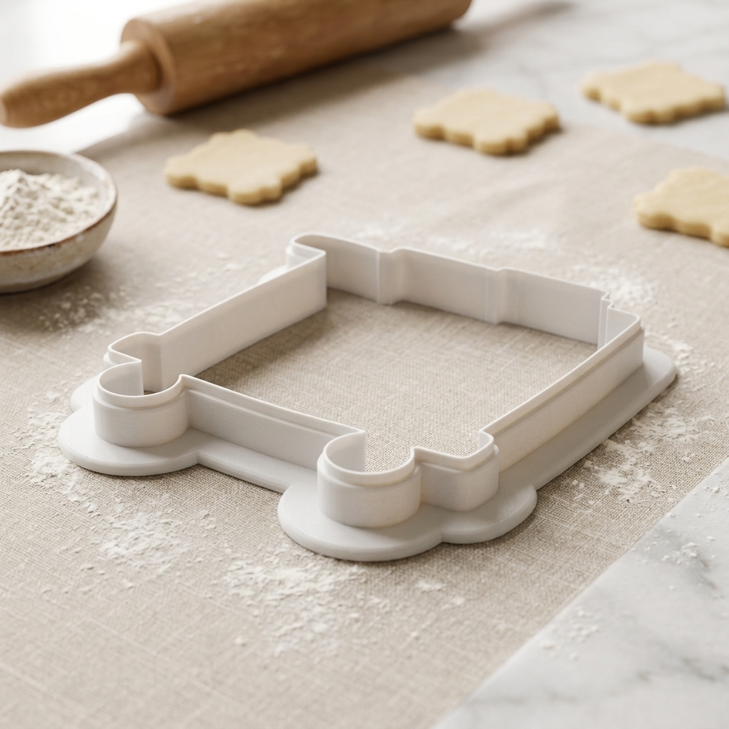Library Book Cart Cookie Cutter, 3D Printed Book Lover