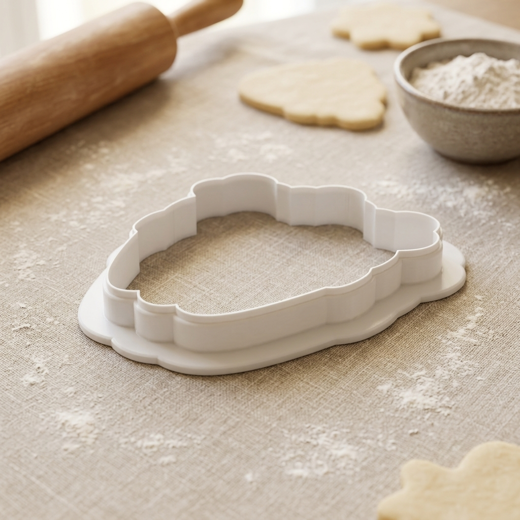 Carrot Bunch with Bow Cookie Cutter, 3D Printed Easter Cutter