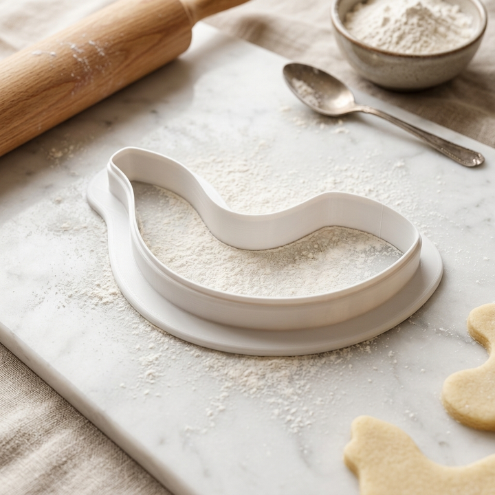 Shofar Cookie Cutter, 3D Printed Jewish Holiday Cutter