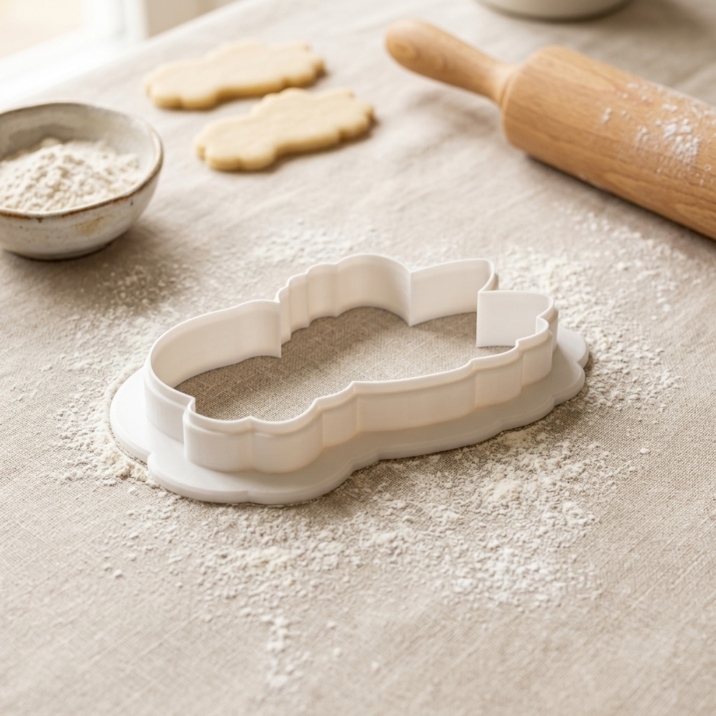 Lulav and Etrog Cookie Cutter, 3D Printed Jewish Holiday Cutter