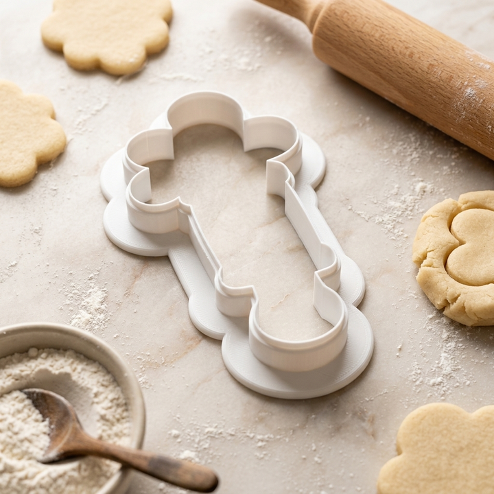 Pichkari Water Sprayer Cookie Cutter, 3D Printed South Asian Festival Cutter