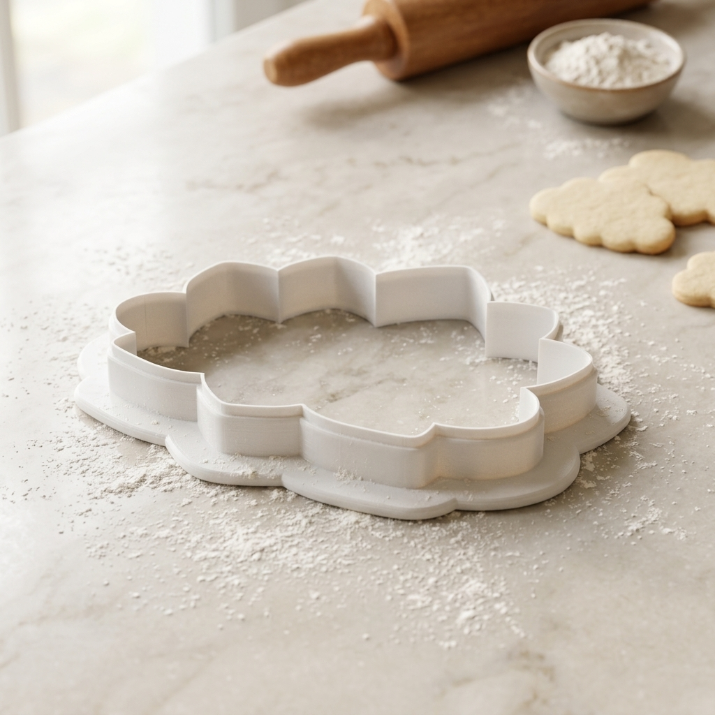 Lotus Candle Tray Cookie Cutter, 3D Printed South Asian Festival Cutter