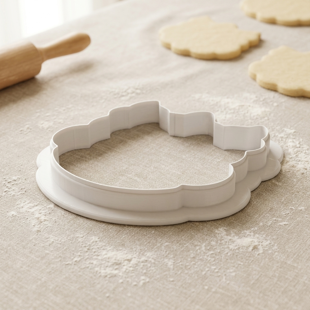 Lion Dance Head Cookie Cutter, 3D Printed Lunar New Year Cutter