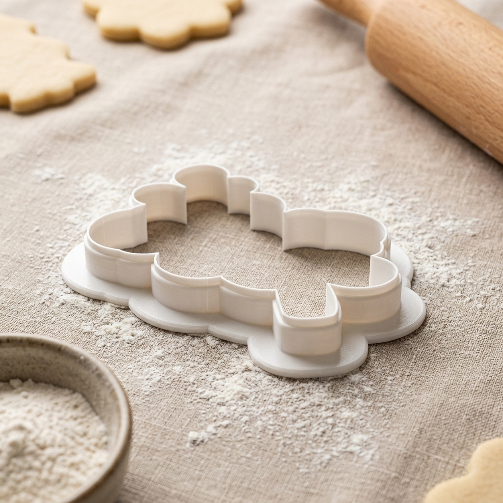 Peach Blossom Branch Cookie Cutter, 3D Printed Lunar New Year Cutter