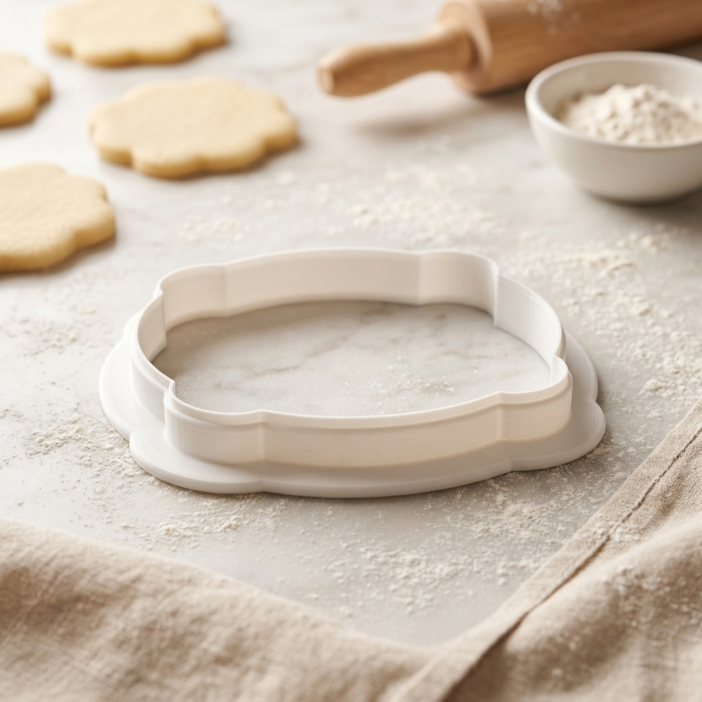 Pan de Muerto Cookie Cutter, 3D Printed Dia de Muertos Cutter