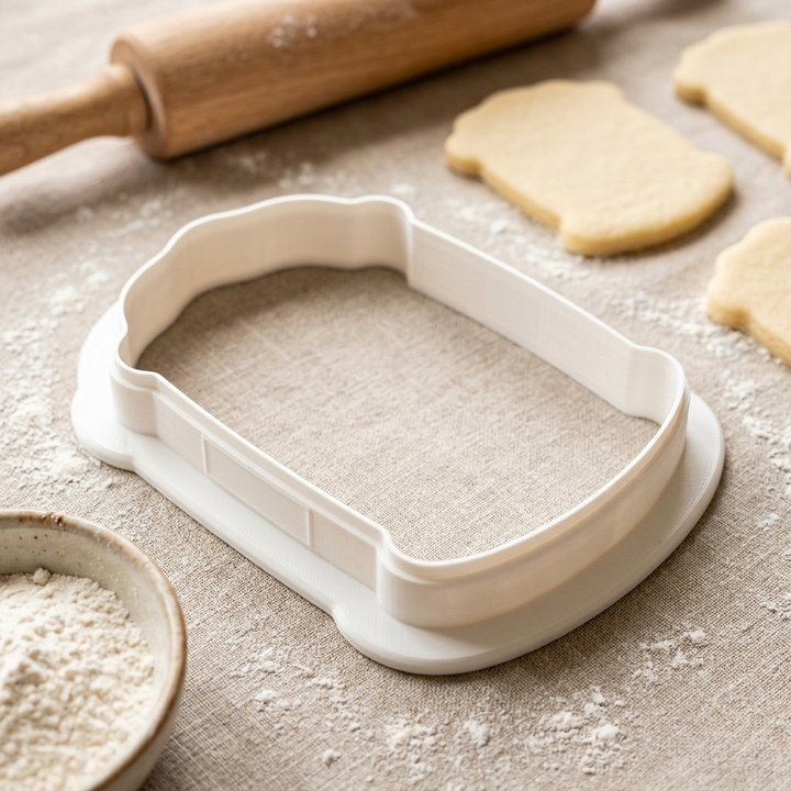 Cranberry Sauce Can Cookie Cutter, 3D Printed Thanksgiving Cutter