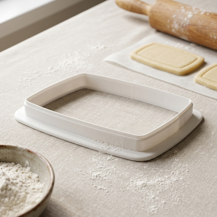Hay Bale Cookie Cutter, 3D Printed Thanksgiving Cutter