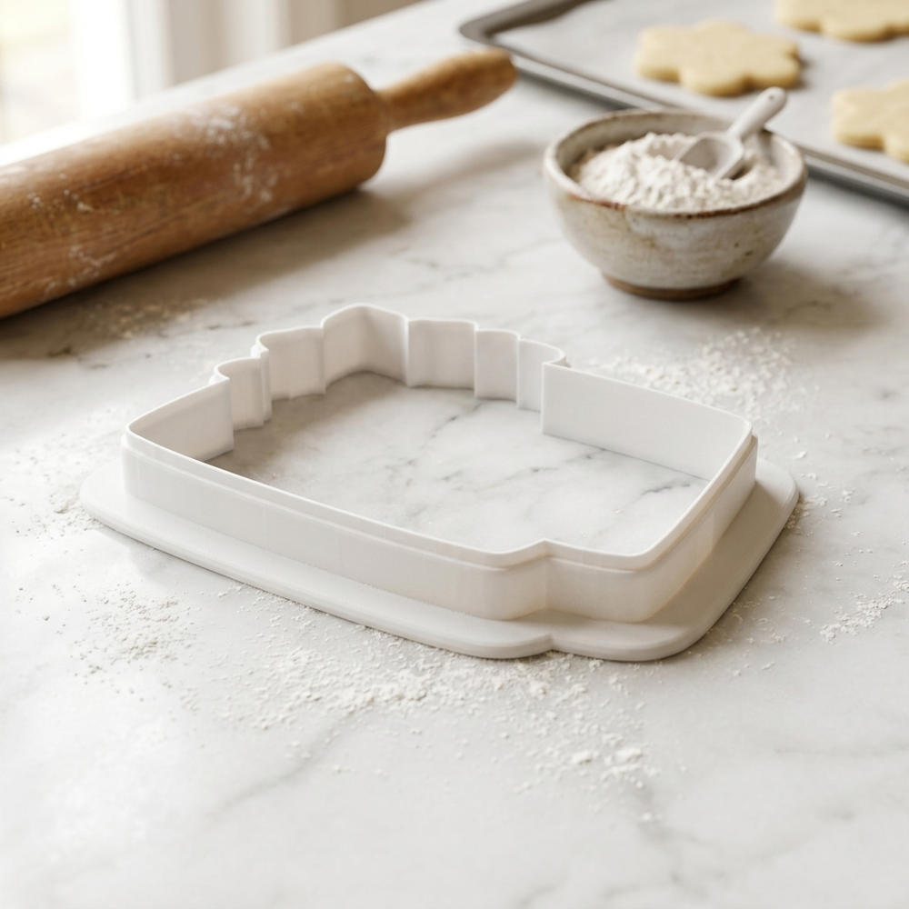 Thanksgiving Place Card Cookie Cutter, 3D Printed Thanksgiving Cutter