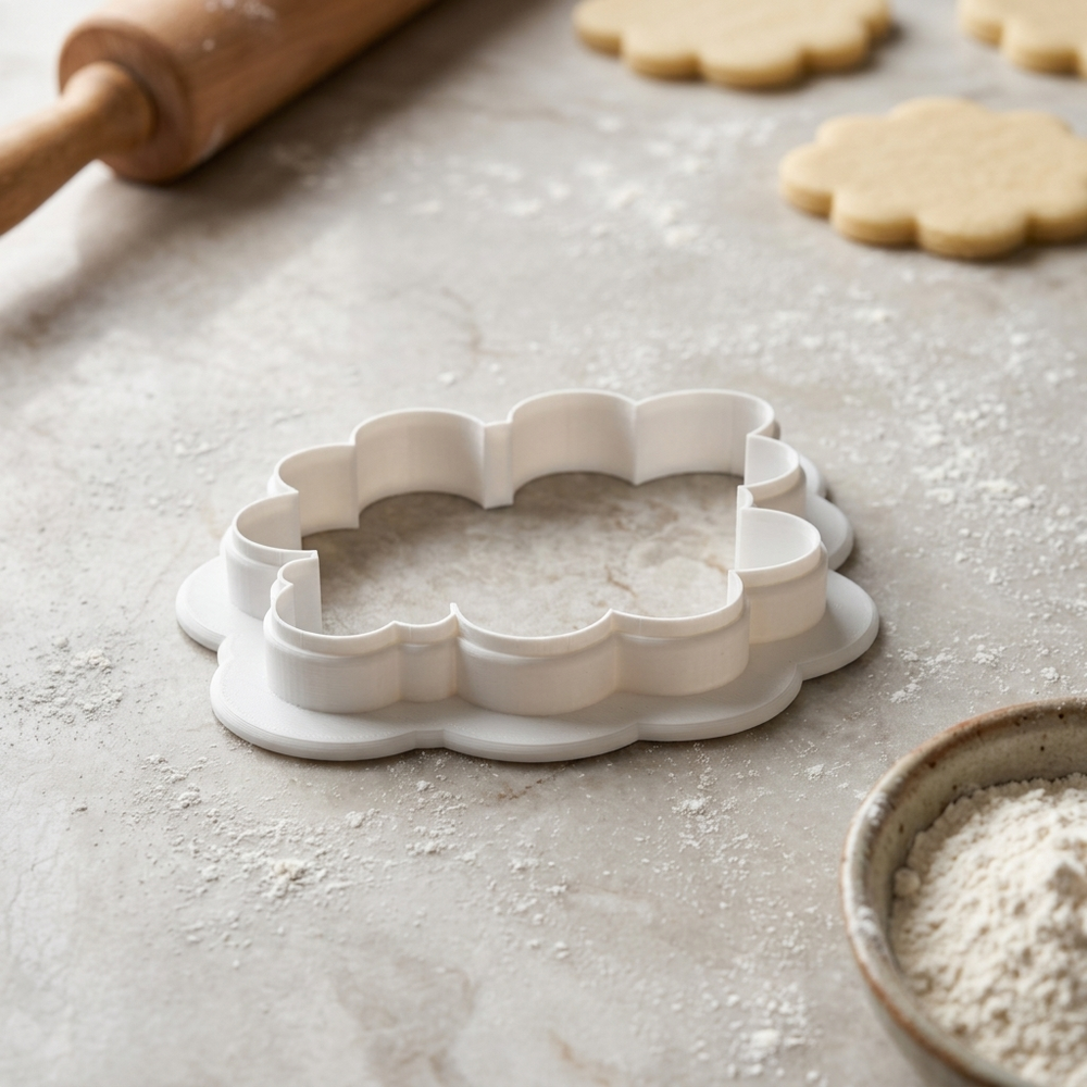 Mistletoe Sprig Cookie Cutter, 3D Printed South Asian Festival Cutter