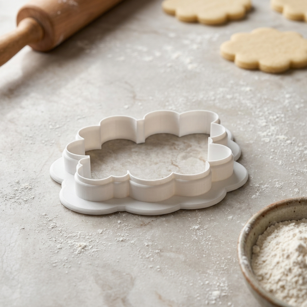 Mistletoe Sprig Cookie Cutter, 3D Printed South Asian Festival Cutter