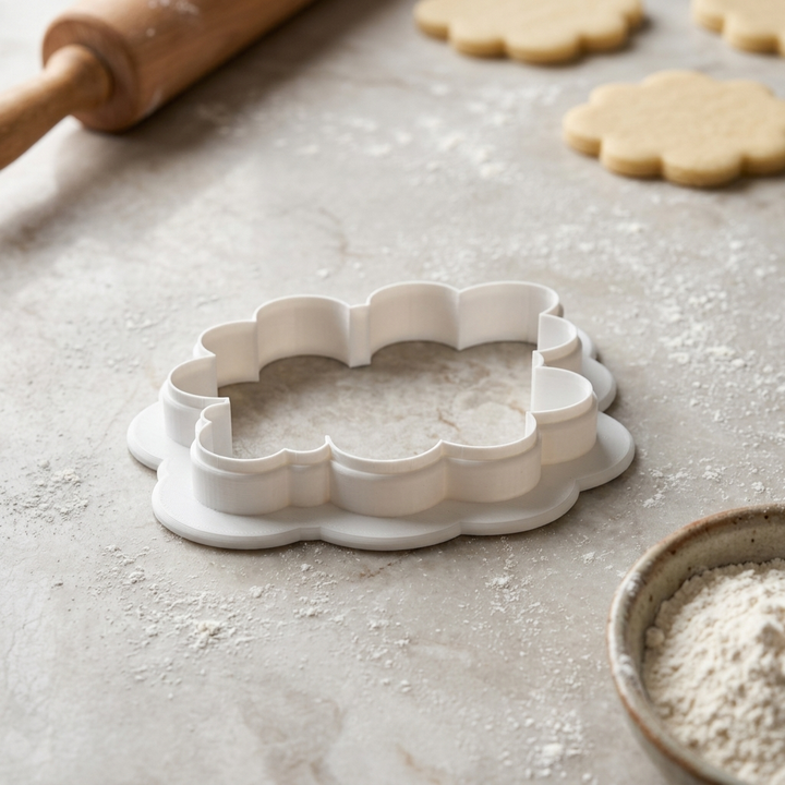 Mistletoe Sprig Cookie Cutter, 3D Printed South Asian Festival Cutter