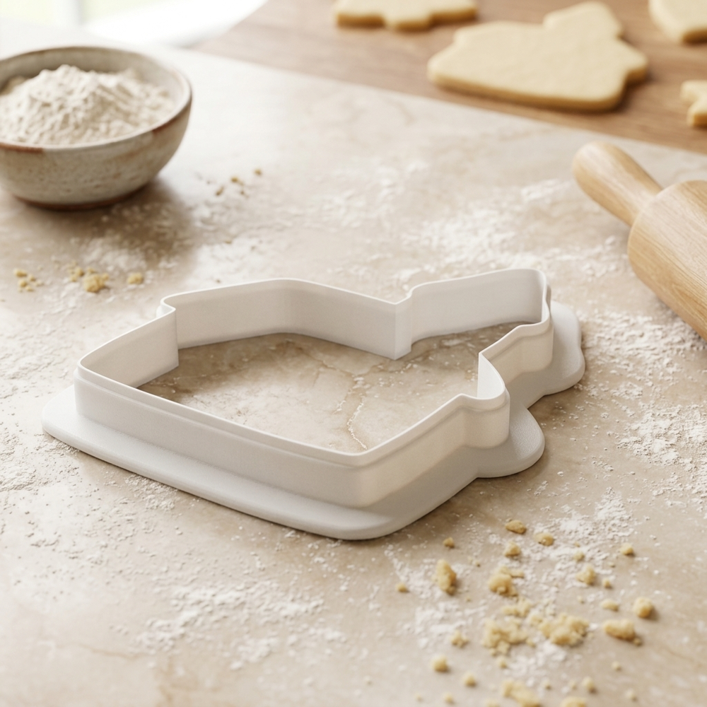 Winter Village Church Cookie Cutter, 3D Printed South Asian Festival Cutter