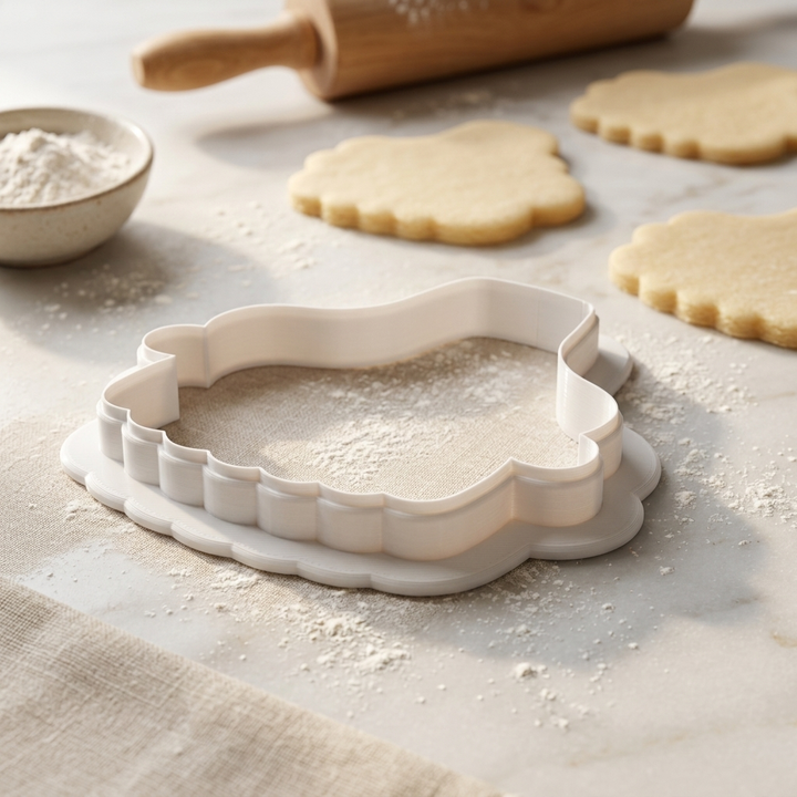 Grandma Apron Cookie Cutter, 3D Printed Family Gift Cutter