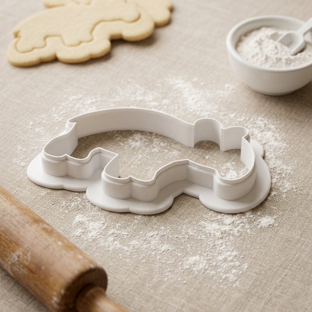 Tapir Cookie Cutter, 3D Printed Animals Cutter