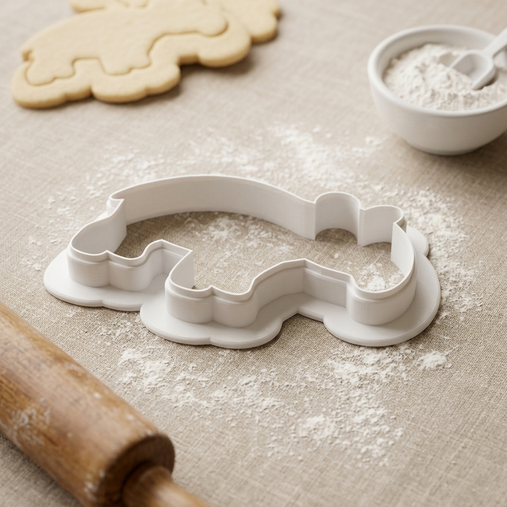 Tapir Cookie Cutter, 3D Printed Animals Cutter