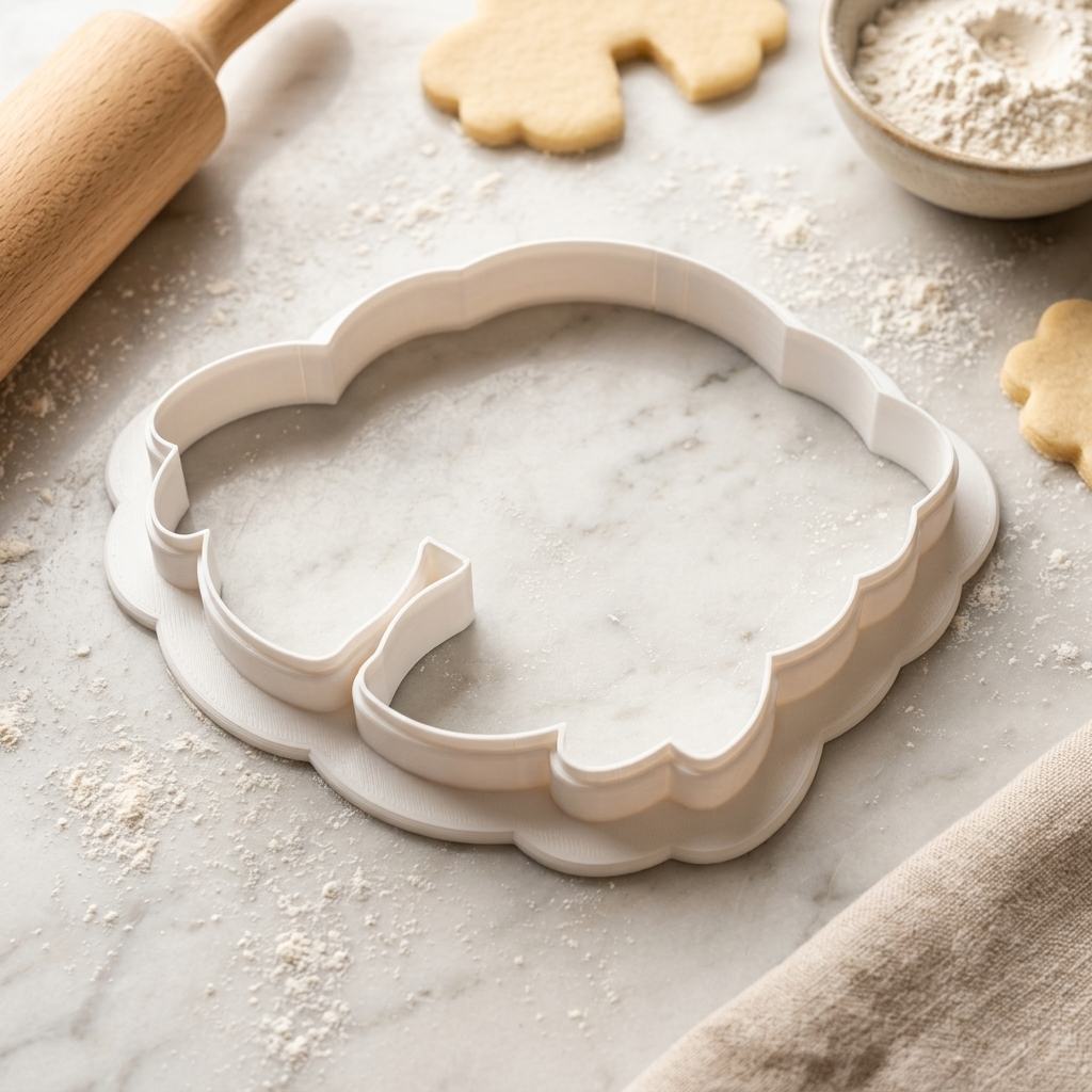 Hermit Crab Cookie Cutter, 3D Printed Birthday Party Cutter