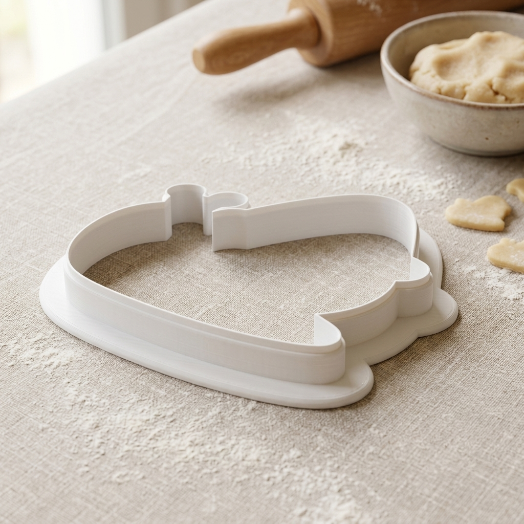 Garden Gnome Snail Cookie Cutter, 3D Printed Birthday Party Cutter